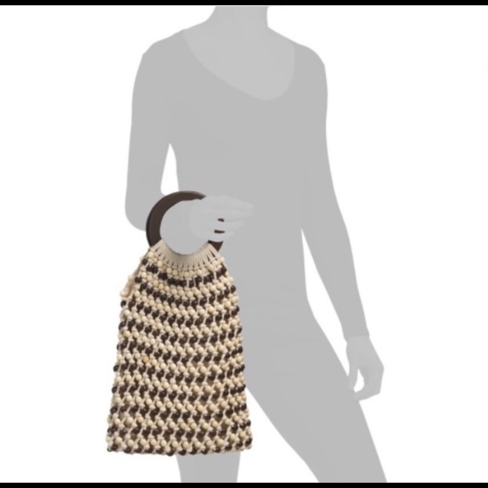 C+C beach collection macramé handbag still in wrapping. NWT